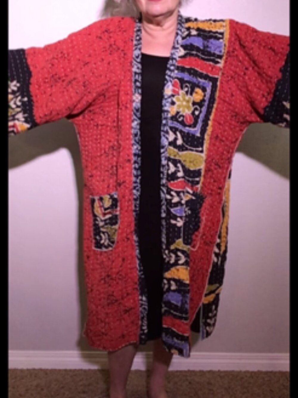 Reversible Kimono Robe - Picture 6 of 9